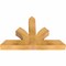 Ekena Millwork Richland Rough Sawn Timber Gable Bracket, Western Red Cedar, 36"W x 24"H x 4"D x 4"F, 16/12 Pitch GBW036X24X0404RIC00RWR - alternate 2